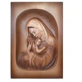  Drvena slika Djevice Marije s Isusom Kristom 25 x 36 cm | shoptok.hr
