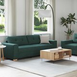 SOFA 2 kom. Tamnozelena Platnasta tkanina Cijene