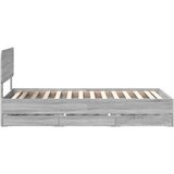  Krevetna konstrukcija s ladicama Sivi Sonoma 90 x 200 cm | shoptok.hr
