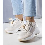 Gemre Beige wedge sneakers Stacey | Shoptok.si
