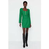 Trendyol Green Tweed Dress Cene
