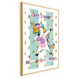  Plakat - Always Be Yourself 60x90 Zlatni okvir s margom | shoptok.hr