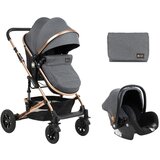 Kikka Boo kolica 3u1 Amaia Black (Dark Grey) | shoptok.hr