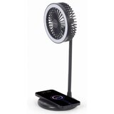 Gembird Desktop ventilator sa LED svjetlom + wireless charger TA-WPC10-LEDFAN-01 | Eponuda.ba