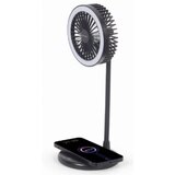 Gembird LED namizna svetilka z ventilatorjem in brezžičnim polnilcem | Shoptok.si
