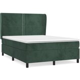  The Living Store Box spring postelja z vzmetnico temno zelen 140x190 cm žamet - Box Spring Postelja, (21489111) | Shoptok.si
