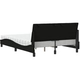  Krevet s madracem Hanko crni 140 x 190 cm od tkanine | shoptok.hr