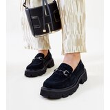 VINCEZA Black leather loafers | shoptok.hr