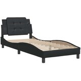  Okvir za krevet bez madraca Zadar crni 100x200 cm od umjetne kože | Eponuda.com