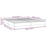  Okvir za krevet s oprugom ružičasti 180x200 cm baršunasti | shoptok.hr