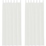 Voile zavjese s petljama 2 kom bijele 140x260 cm | shoptok.hr
