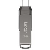 Lexar USB ključek JumpDrive Dual D400, 32GB USB 3.1 Type-C, 100 MB/s | Shoptok.si
