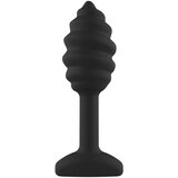 Toyjoy Anal Play Swirl Anal Plug Black Cene