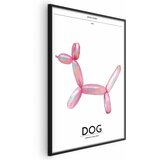  Plakat - Holo-Dog - Colorful Retro Dog 60x90 Crni okvir | shoptok.hr