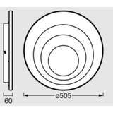 Osram LED plafonsko svetlo ORBIS SPIRAL LED/42W/230V prečnik 50,5 cm belo | Eponuda.com