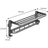 Smania Sklopiva kupaonska polica BathLux™ | shoptok.hr