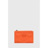 Calvin Klein Denarnica ženski, oranžna barva