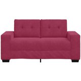  Dvojni kavč v vinsko rdeči barvi, 120 cm, iz žameta, (22054605) | Shoptok.si