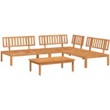 4-dijelni set vrtnih sofa od paleta od masivnog drva bagrema | shoptok.hr