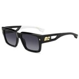 Dsquared2 D20143/S 807/9O ONE SIZE (53) Črna/Siva Cene