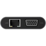 Icybox Docking stanica IB-DK4040-CPD, USB-C na 3x USB-A, RJ-45, 1x HDMI, 1x VGA, 1x 3.5mm | shoptok.hr