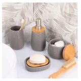 Tendance kutija za vatu dolomit bath 7,5X10 cm bambus, siva Cene