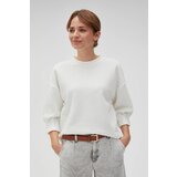Marisse Women's Sweatshirt L-Bl-4614 Off White Cene