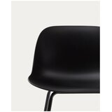Kave Home Črn barski stol (višina sedeža 74 cm) Altea – | Shoptok.si