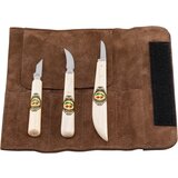 Kirschen Schnitzmessersatz in Velourleder-Rolltasche | shoptok.hr