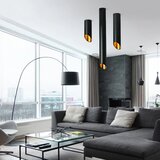 Toolight moderna stropna svjetiljka crno zlato 20 cm APP571-1C | shoptok.hr