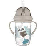 Canpol BABIES NON-SPILL SPORTSKA SOLJA SA SLAMCICOM (TEG) 270ml 56/606 EXOTIC ANIMALS - GREY | ePonuda.com