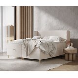 Maison de Rêve Krem boxspring krevet s prostorom za odlaganje 200x200 cm Monpelli – | shoptok.hr