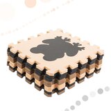  Pjenasta puzzle podloga za igru 9kom. smeđe životinje 85x85x1cm | shoptok.hr