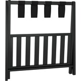  Stalak za prtljagu crni 68 x 38 x 58 cm od bambusa | shoptok.hr
