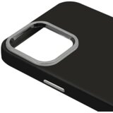 Satin silikonski ovitek za iPhone 14 Pro - mat črn | Shoptok.si