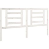  Uzglavlje za krevet bijelo 166 x 4 x 100 cm od masivne borovine | Eponuda.com