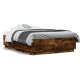  Okvir za krevet boja hrasta 135x190 cm konstruirano drvo | shoptok.hr