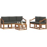  Set vanjskih sofa 6 kom. Prirodna i antracit | shoptok.hr