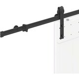 vidaXL Pribor za klizna vrata 200 cm čelični crni | shoptok.hr
