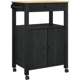  Kuhinjski kolica MONZA Crna 60 x 40 x 88,5 cm | shoptok.hr