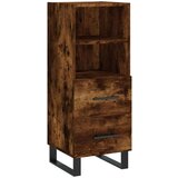  Komoda boja dimljenog hrasta 34 5x34x90 cm konstruirano drvo | shoptok.hr