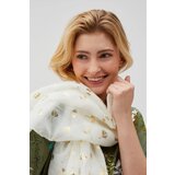 Marisse Women's Scarf L-Sz-4600 Off White Cene