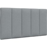 vidaXL Vzglavna stranica svetlo siva 90 cm blago Cene