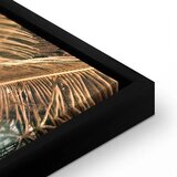  Slika - Palm Umbrella (1 Part) Vertical 40x60 U crnom drvenom okviru | shoptok.hr