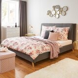 Bessagi Home Oblazinjena Postelja Camilla, Siva, 180x200 | Shoptok.si