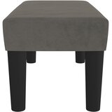  Klupa tamnosiva 70 x 30 x 30 cm baršunasta | Eponuda.com