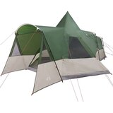  Teepee šator s krovom s pohranom Zelena 720 x 465 x 295 cm | shoptok.hr