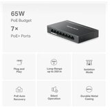 Mercusys LAN Switch MS108GP 8-port 10/100/1000 / 7PoE | Eponuda.com