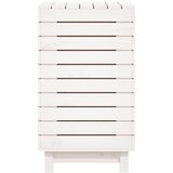  Košara za rublje bijela 88,5x44x76 cm od masivne borovine | Eponuda.com