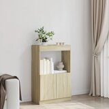  Visoka komoda boja hrasta sonome 63x33x100 cm konstruirano drvo | shoptok.hr